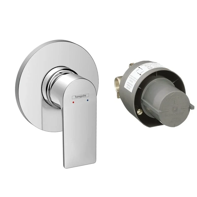 Смеситель для душа со скрытой монтажной частью, хром Hansgrohe Rebris E 72658000