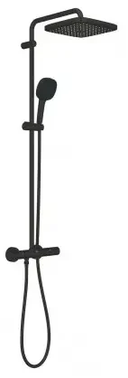 Душевая система GROHE Tempesta Cosmopolitan 250 CUBE, черный матовый (266892431)