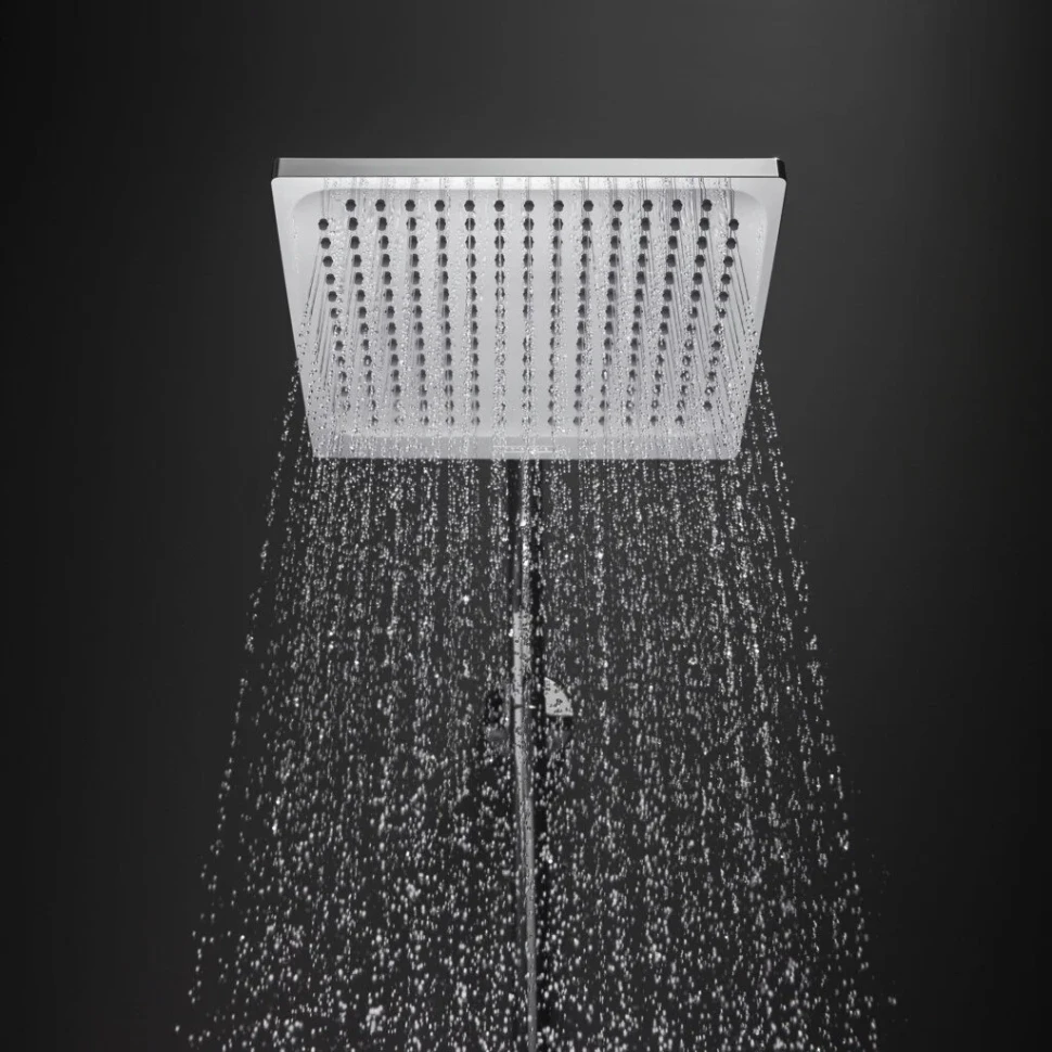 Душевая система с термостатом для ванны, хром Hansgrohe Crometta 240 Showerpipe 27298000