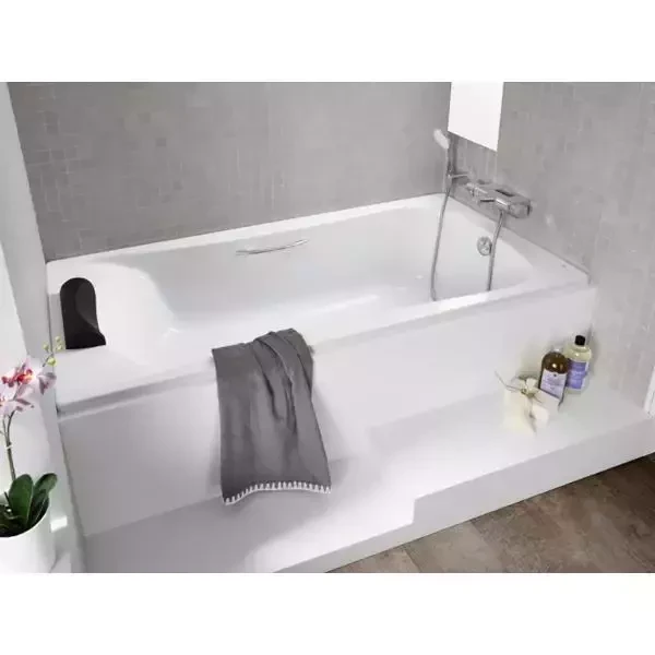 ВАННА АКРИЛОВАЯ ROCA BECOOL 180x80 в комплекте сифон, каркас, панель