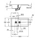 Мойка K400, композитная, с 1,5 чашей, 1000x500, серый гранит Grohe 31642AT0