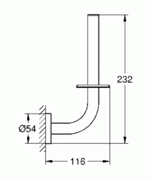 Держатель запасного рулона бумаги GROHE Essentials 40385001