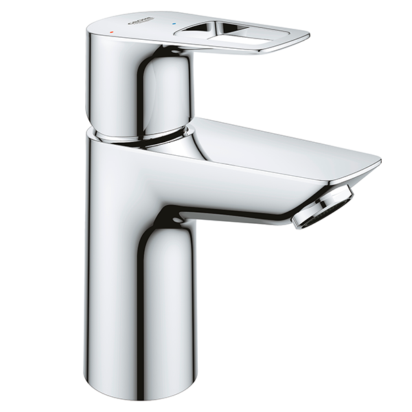 Смеситель для раковины с нажимным донным клапаном, размер S, хром Grohe BauLoop 23883001