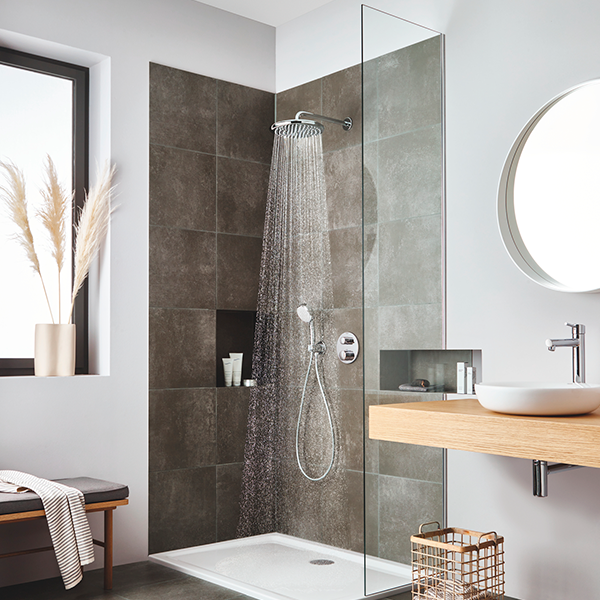 Душевой шланг 1500, гладкий, хром Grohe Rotaflex 28409001