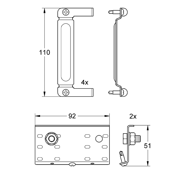 Монтажный набор для Rapid SL Grohe Rapid Pro 39049000