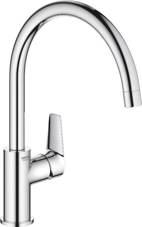 Смеситель для мойки GROHE BauEdge однорычажный, хром (31233001)