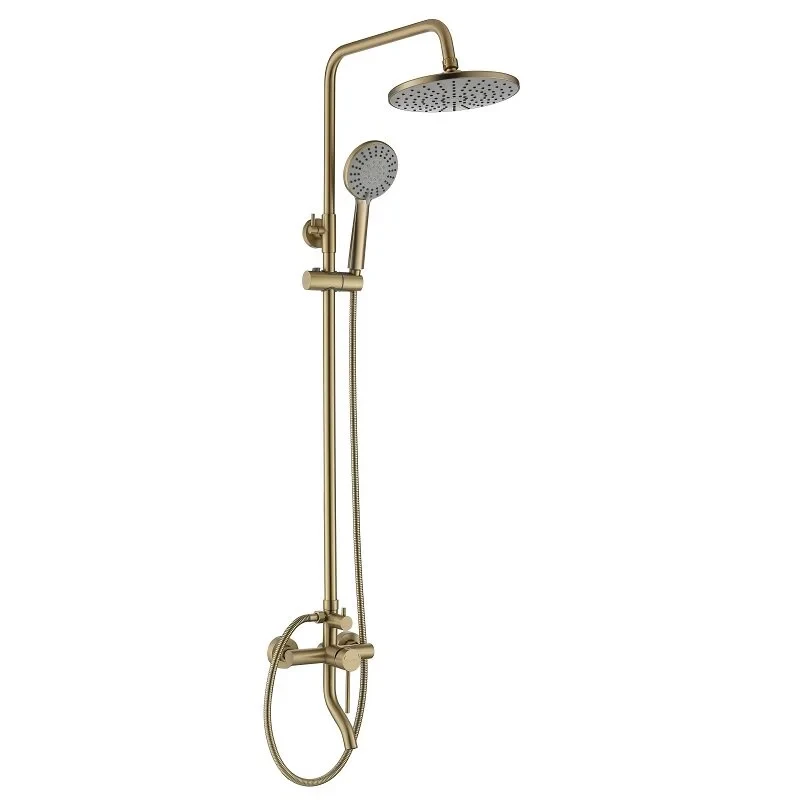 Душевая система со смесителем для ванны, золото VODA Vessel Gold VST3000G