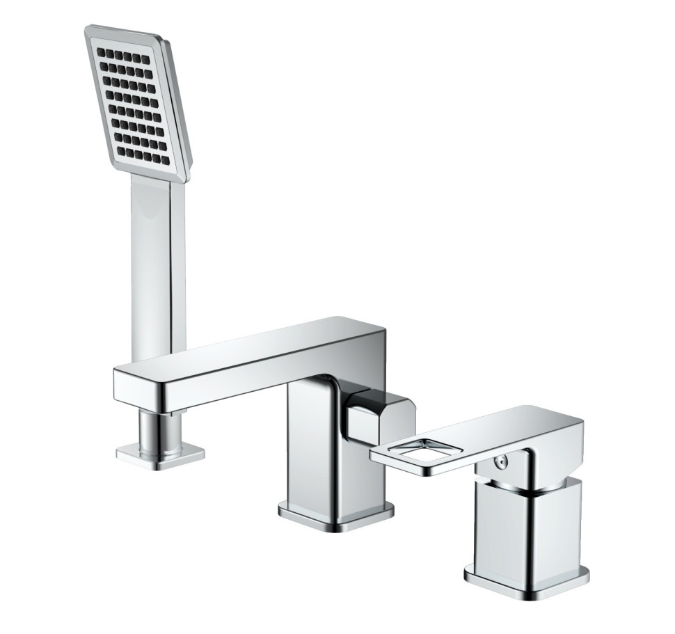 Смеситель на борт ванны HAIBA HB80615 хром