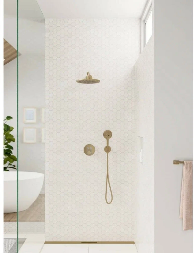 Верхний душ 280, золото Hansgrohe Croma 26220990