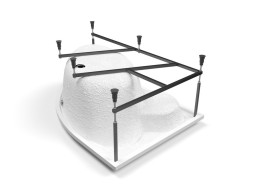 Ванна асимметричная KALIOPE 153x100 правая