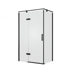 BS120.3112AB Душевой уголок Bravat Blackline R 1200*800*1950 левый прямоугольный черный