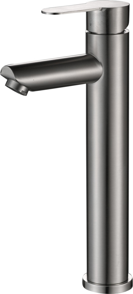 Смеситель для раковины высокий HAIBA HB11801 сталь