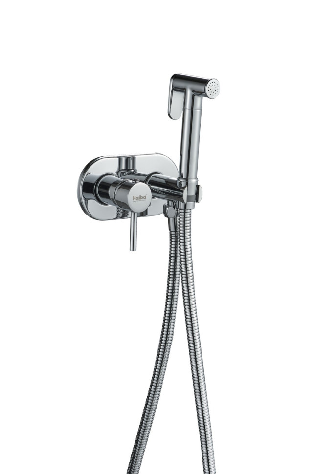 Смеситель с гигиеническим душем HAIBA HB5515 хром