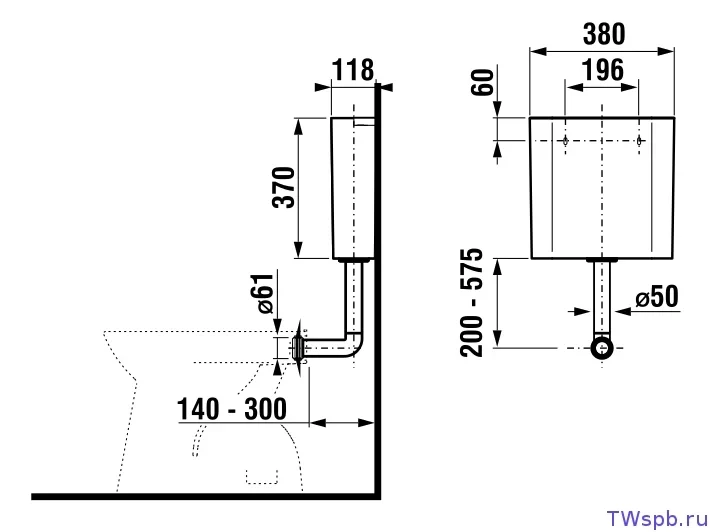Бачок скрытого монтажа Jika Modul 8937100000001