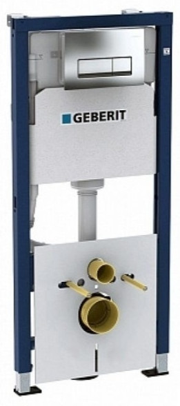 GEBERIT 458.128.21.1 Инсталляция Geberit Duofix для подвесного унитаза, 112 см, смывная клавиша Delta51
