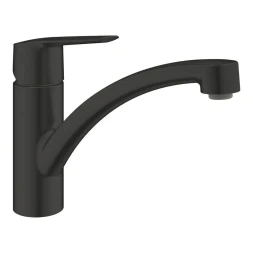 Сместель для мойки GROHE Start однорычажный, DN 15, черный матовый (324412432)