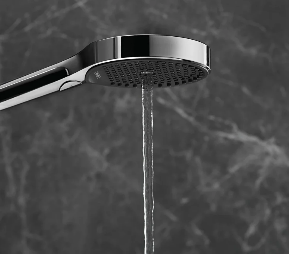 Ручной душ с держателем и шлангом, белый Hansgrohe Rainfinity 3jet 26851700