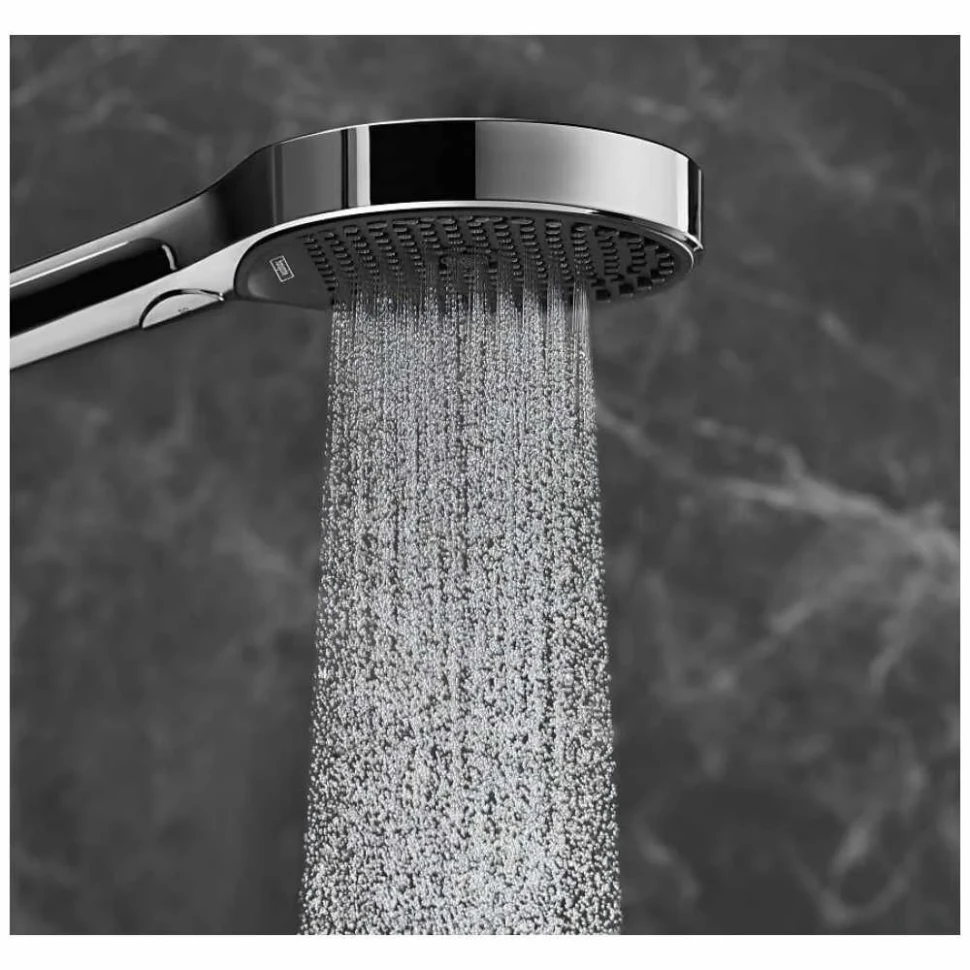 Ручной душ с держателем и шлангом, белый Hansgrohe Rainfinity 3jet 26851700