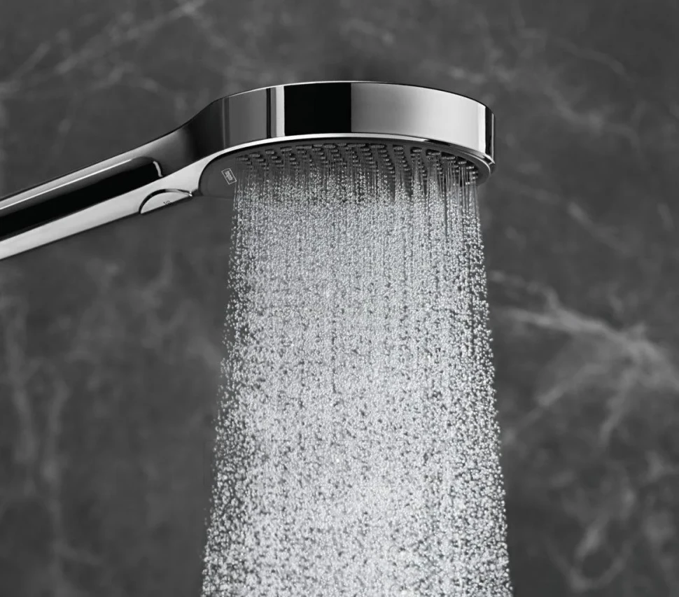 Ручной душ с держателем и шлангом, белый Hansgrohe Rainfinity 3jet 26851700