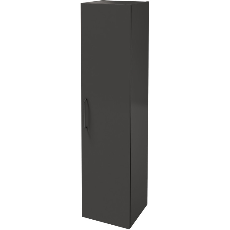 Шкаф-пенал 40, подвесной, серый антрацит Jacob Delafon Odeon Rive Gauche EB2570D-R9-N14