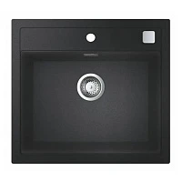 Мойка K700, композитная, 560x510, черный гранит Grohe 31651AP0