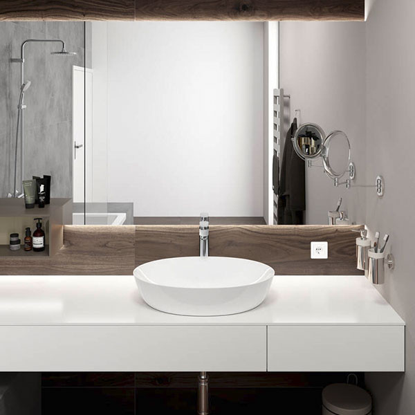 Смеситель для раковины 190, с донным клапаном, хром Hansgrohe Vernis Blend 71552000