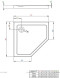 SDRPTP9090-01 Doros PT Plus 90*90 Душевой поддон 900*900*50 (Белый)