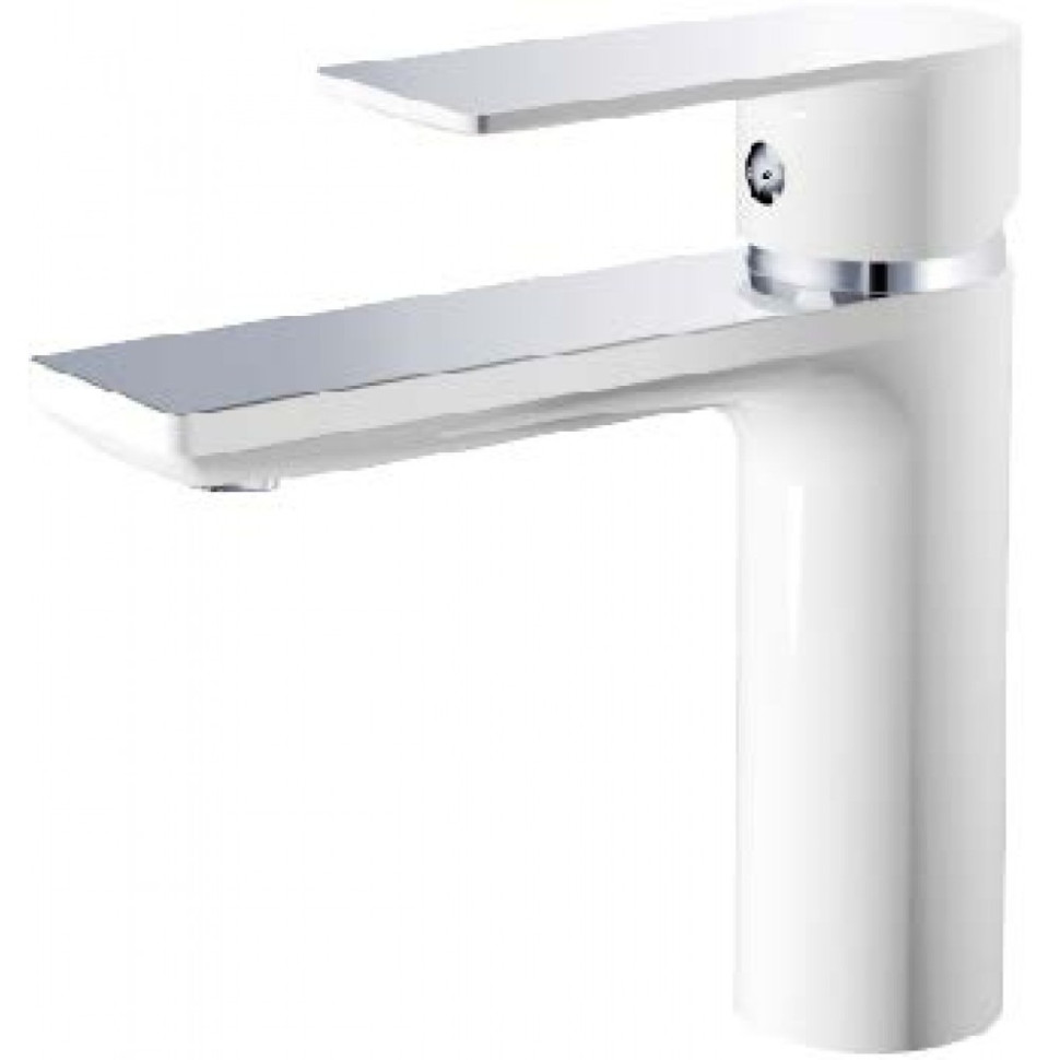 Смеситель для раковины HAIBA HB10505-8 хром-белый