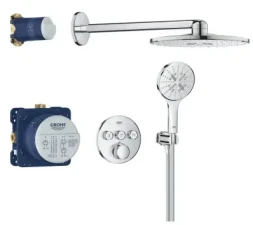 Душевая система встраиваемая, хром Grohe Rainshower 310 Cube SmartControl 34864000
