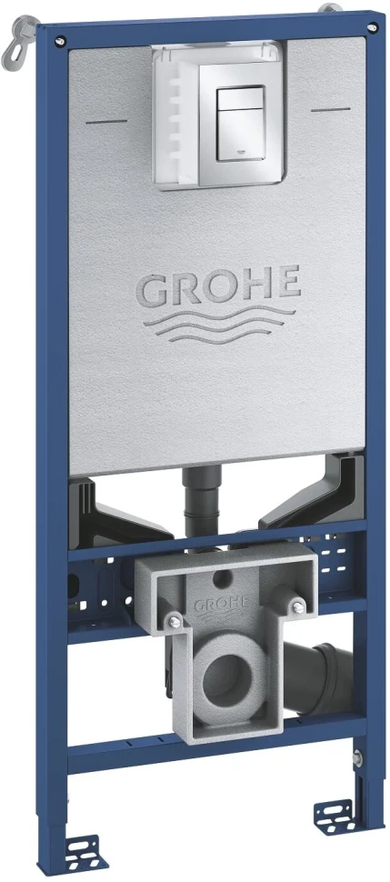 Инсталляция для подвесного унитаза с бачком, c панелью смыва Grohe Rapid SLX 39603000