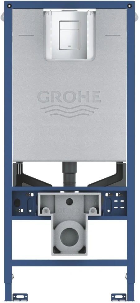 Инсталляция для подвесного унитаза с бачком, c панелью смыва Grohe Rapid SLX 39603000