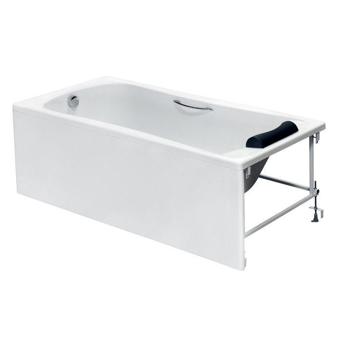 ВАННА АКРИЛОВАЯ ROCA BECOOL 170x80 в комплекте сифон, каркас, панель