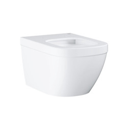 Euro Ceramic Унитаз подвесной компактный в сборе: безободковая чаша (39 206 000), сиденье с устройством плавного опускания / микролифтом (39 330 001)
