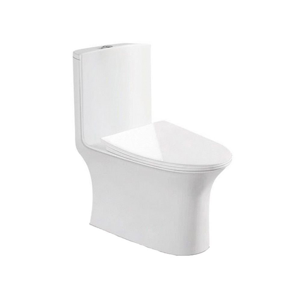 Унитаз монолитный SANITECO SA-28612 белый 710x390x770