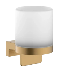 Дозатор жидкого мыла с держателем, бронза Hansgrohe AddStoris S 41765140